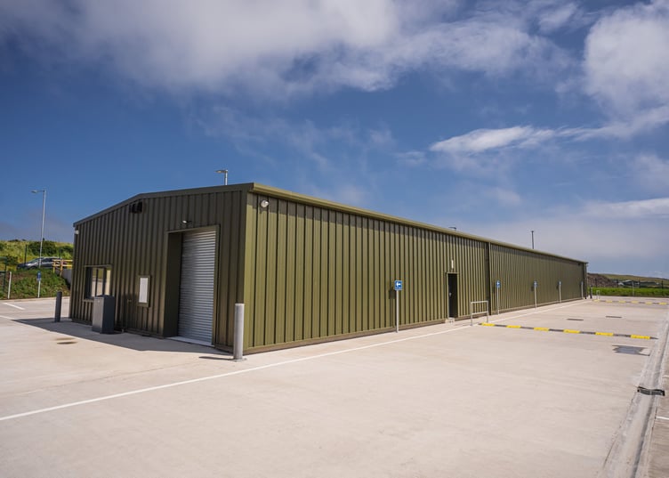 The new re-use shed.