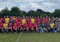 Players get kick out of Past v Present match