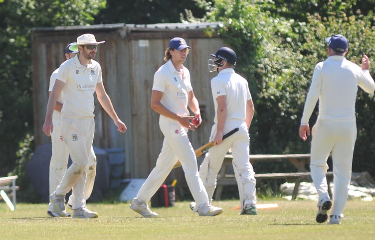 Devon Cricket League B Division. Chudleigh versus Bridestowe