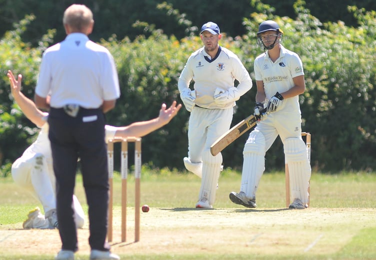 Devon Cricket League B Division. Chudleigh versus Bridestowe