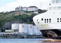 More photos of the Manxman entering Douglas for the first time