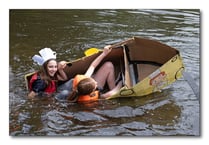 Mayday! Sinkings and big smiles as Elstead Paperboat Race returns