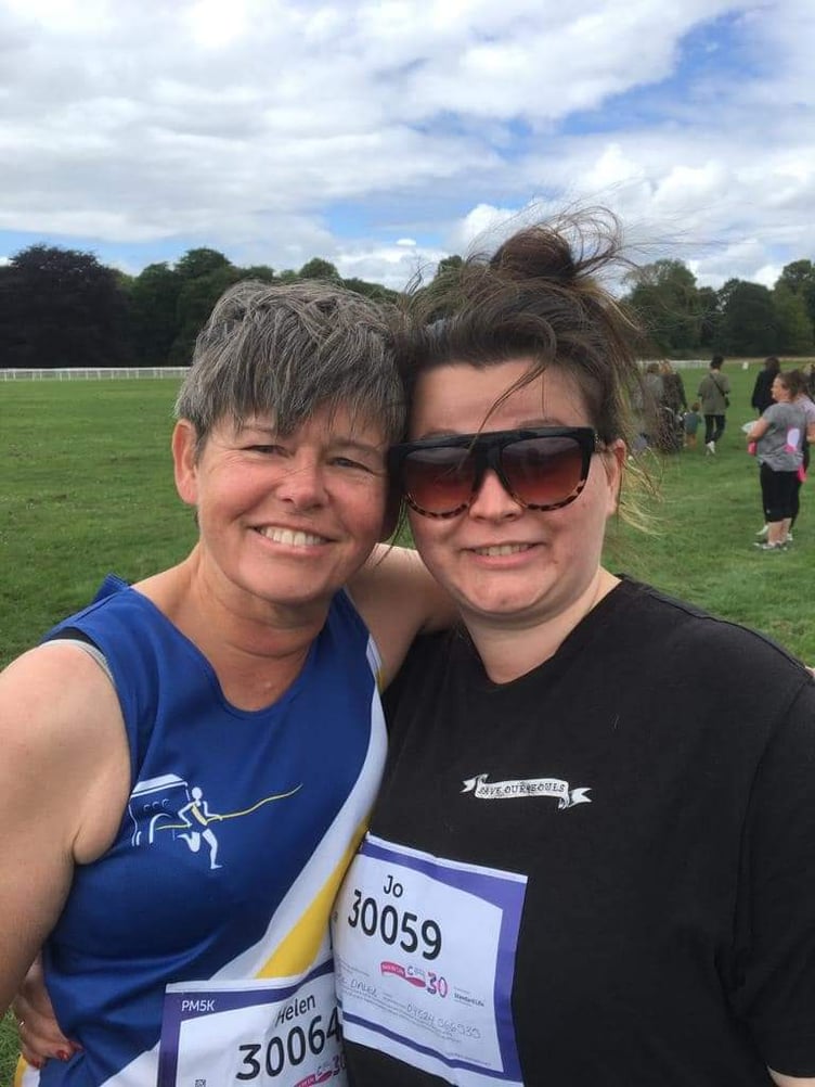 Helen Dunn and her daughter Jo