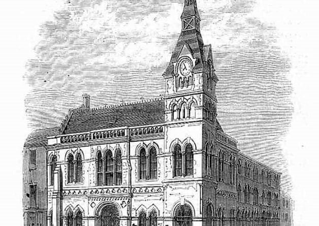 The 'new' Town Hall and Corn Exchange at Farnham