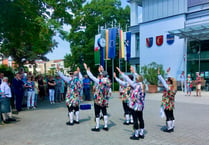 Forest Morris dancers visit Germany for vibrant celebration