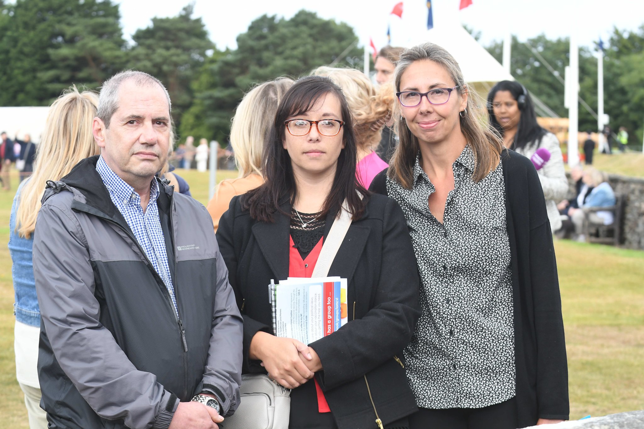 Stephen Wotton, Nikola Brindley and Natalie Birchall