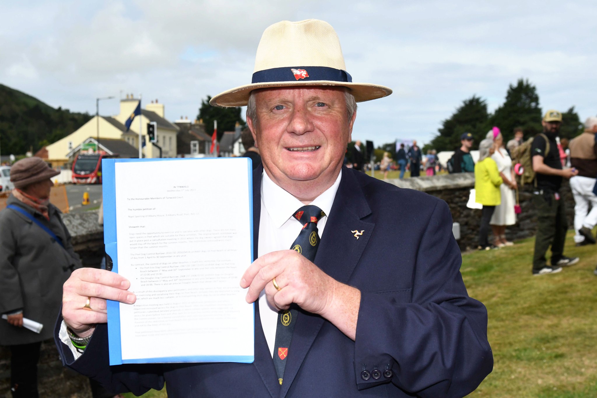Tynwald Day petitioners - Nigel Sperring