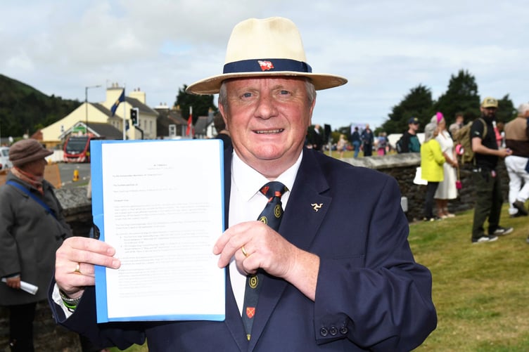 Tynwald Day petitioners - Nigel Sperring