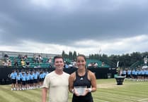 Hindhead tennis ace Jodie Burrage makes Centre Court debut at Wimbledon