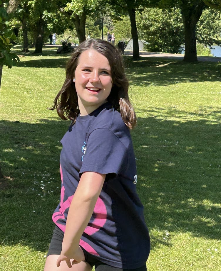 Dancing on a sunny day at Lydney Lake