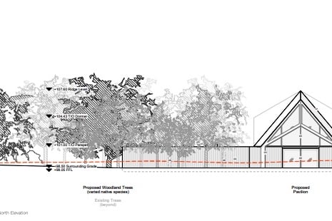 The Ismaili Trust's proposed funeral building in Hale Road would have capacity for around 180 mourners