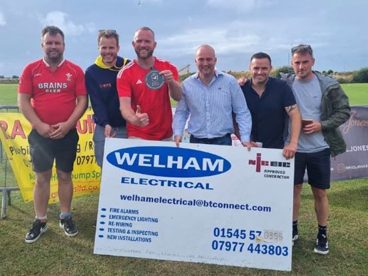 Welham Electrical Bowl winners Rhos Rebels
