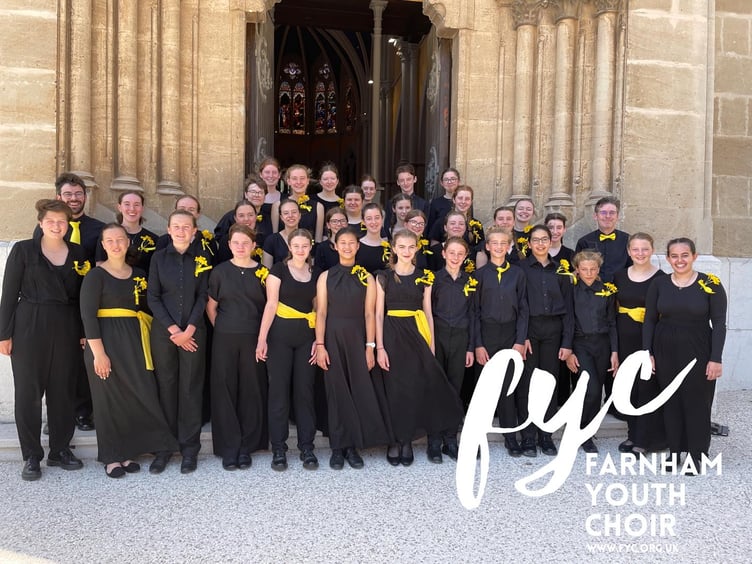 Farnham Youth Choir won the award for best children’s choir at the Concours Choral International in Provence