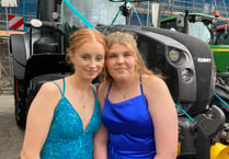 Glad rags, hooves and tractors at Tavistock College prom