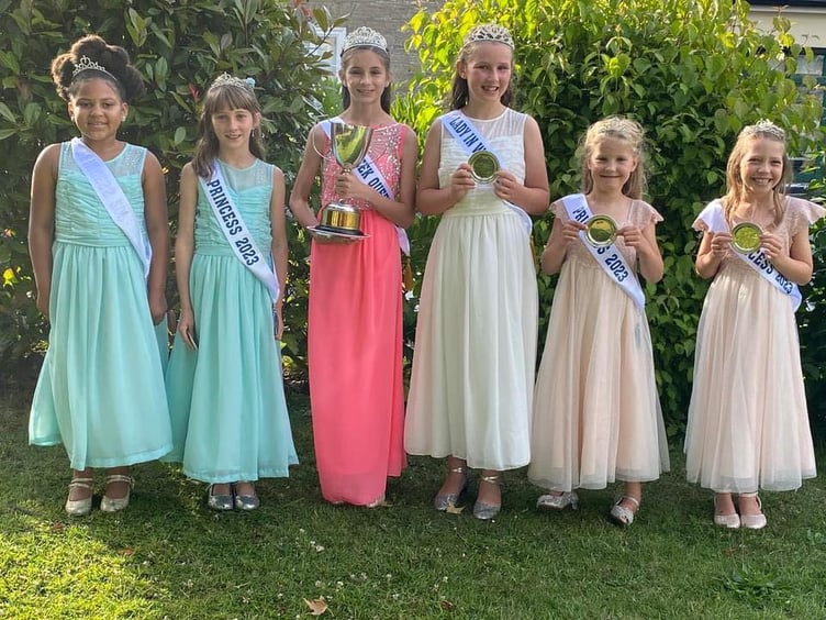 The Fair Week queen and her princesses