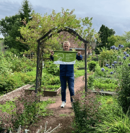 Goytre Community Garden was also recognised at the awards