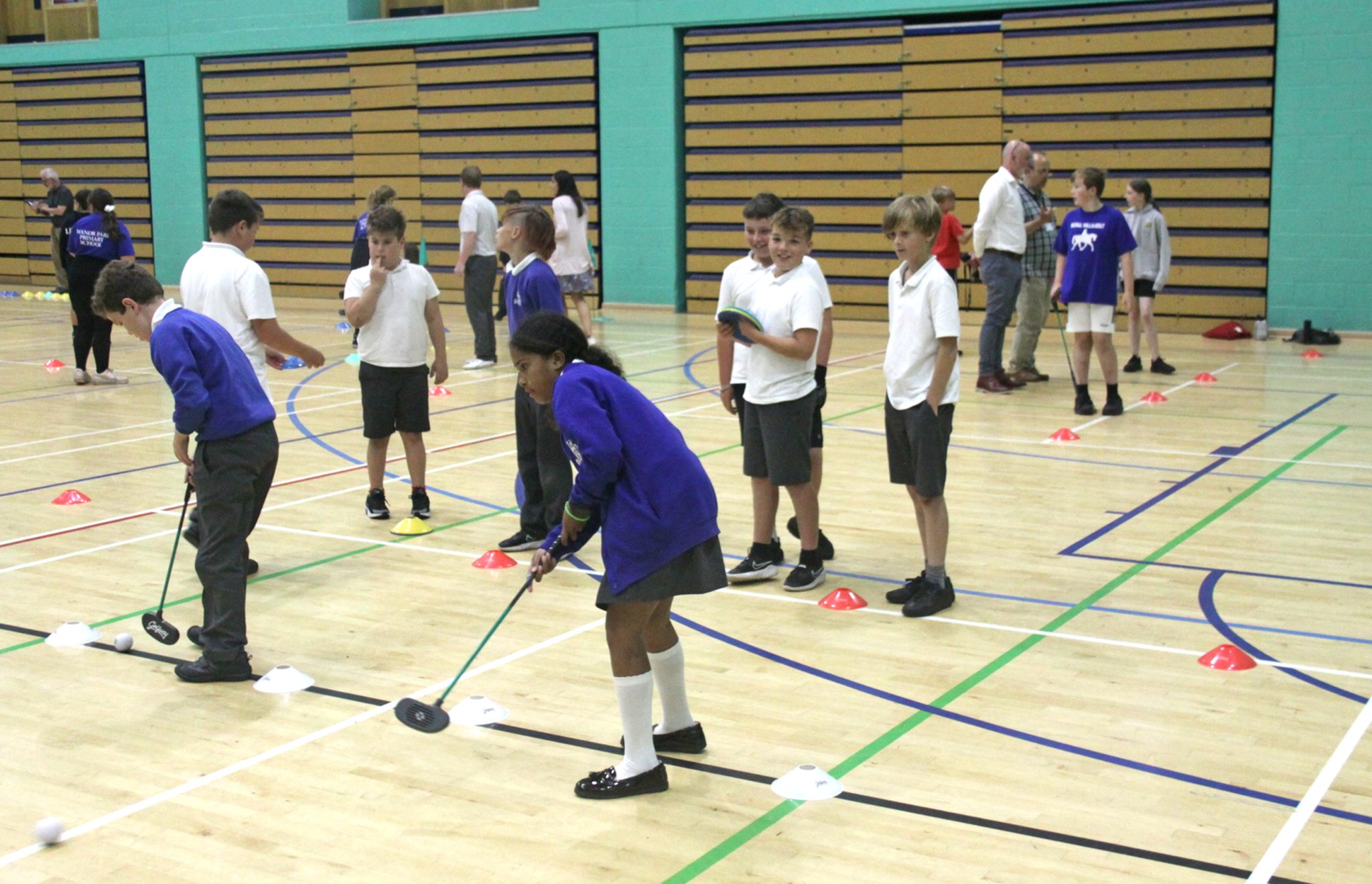 There was a good turnout for the Isle of Man Golf Chip n Putt festival at the National Sports Centre