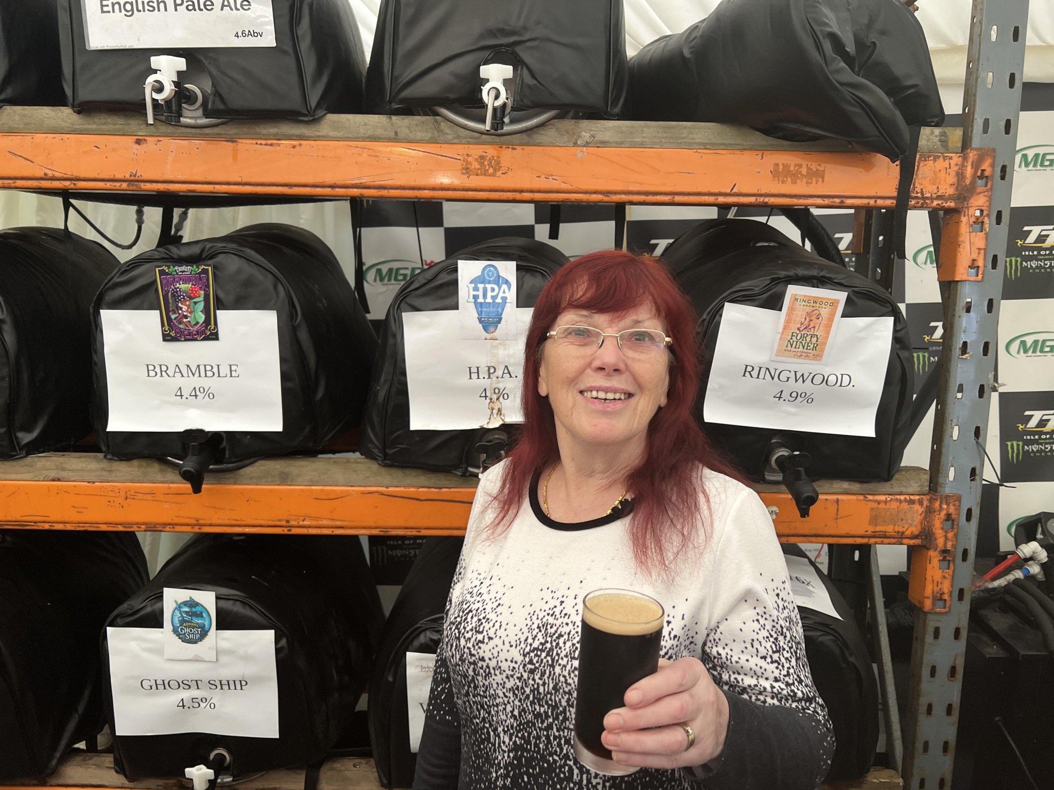 Sulby Glen landlady Rosie Christian