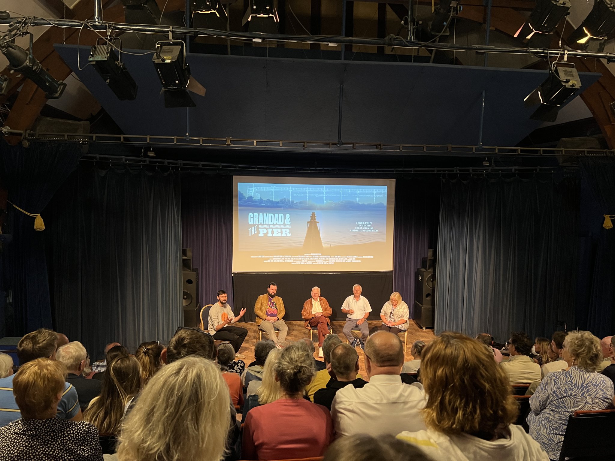 Grandad and the Pier was shown at Erin Art Centre in Port Erin last week