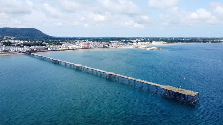 Ramsey Pier. Photo by Callum Staley (Aerial Mann Multimedia).