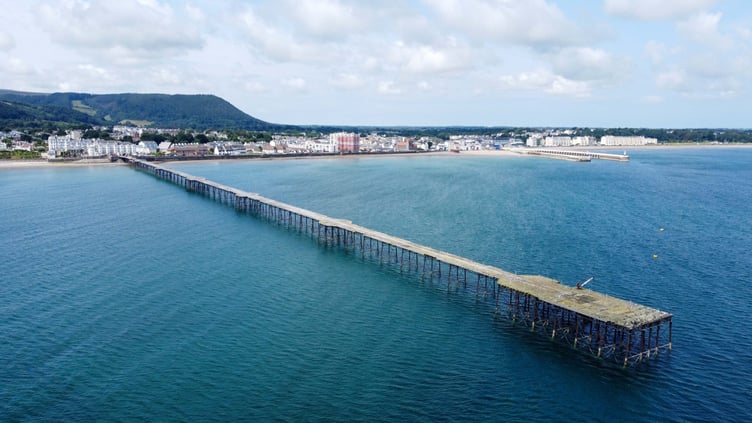 Ramsey Pier. Photo by Callum Staley (Aerial Mann Multimedia).