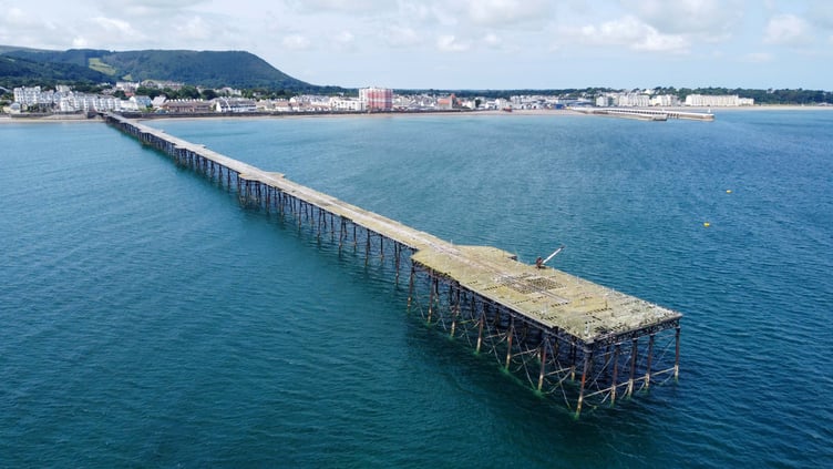 Ramsey Pier. Photo by Callum Staley (Aerial Mann Multimedia).
