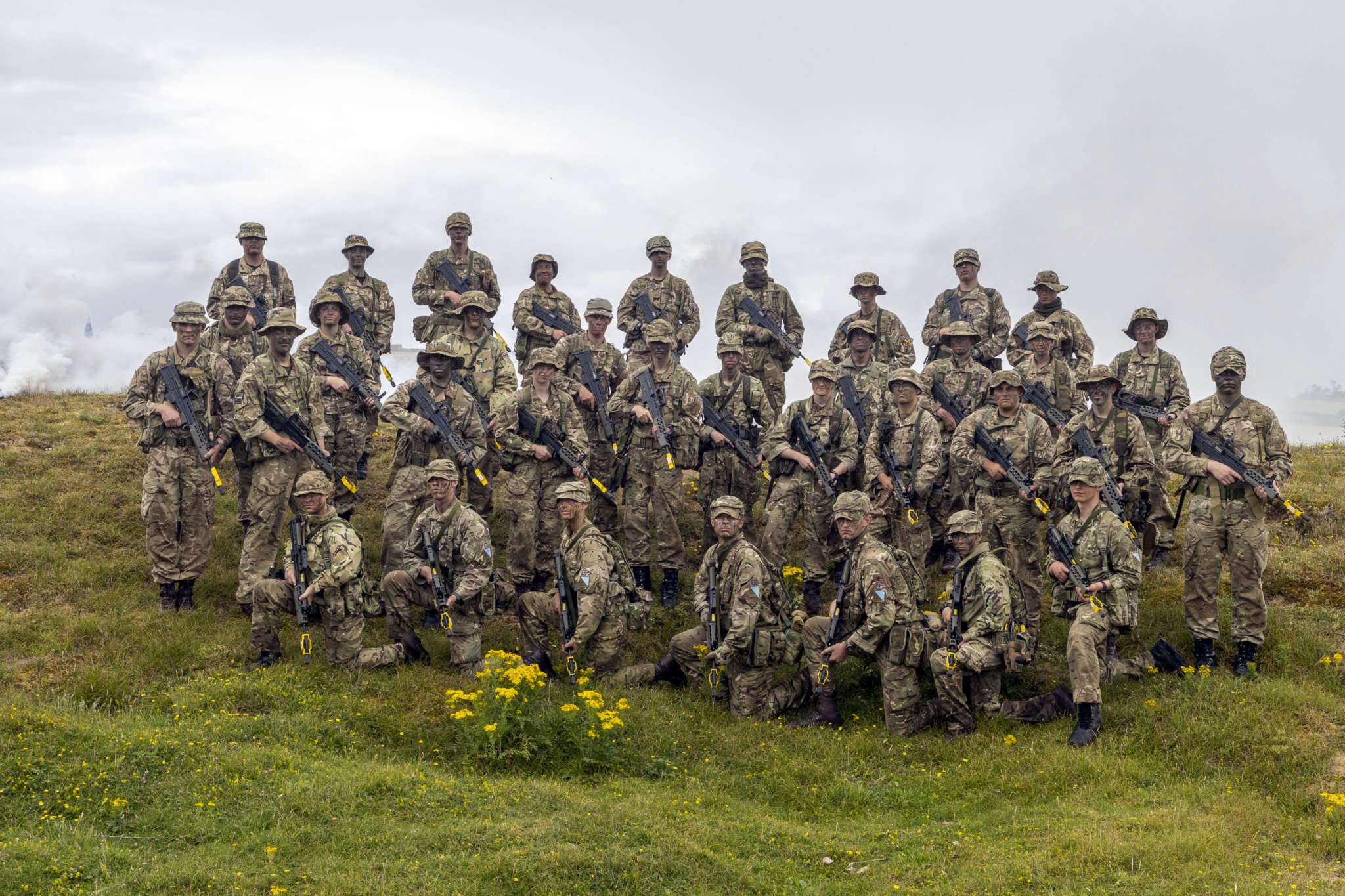 The air cadets on exercise at RAF
St Mawgan and Penhale Training Area