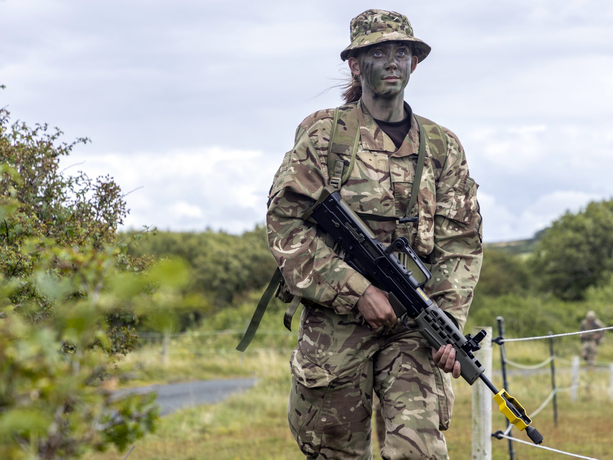 Around 40 RAF air cadets have taken part in exercise Pagan Warrior on Penhale training area near RAF St Mawgan, Cornwall.
The exercise develops their leadership and fieldcraft expertise across a range of scenarios over 5 days. The exercise receives support from many RAF cadet adult volunteers and regular personnel.