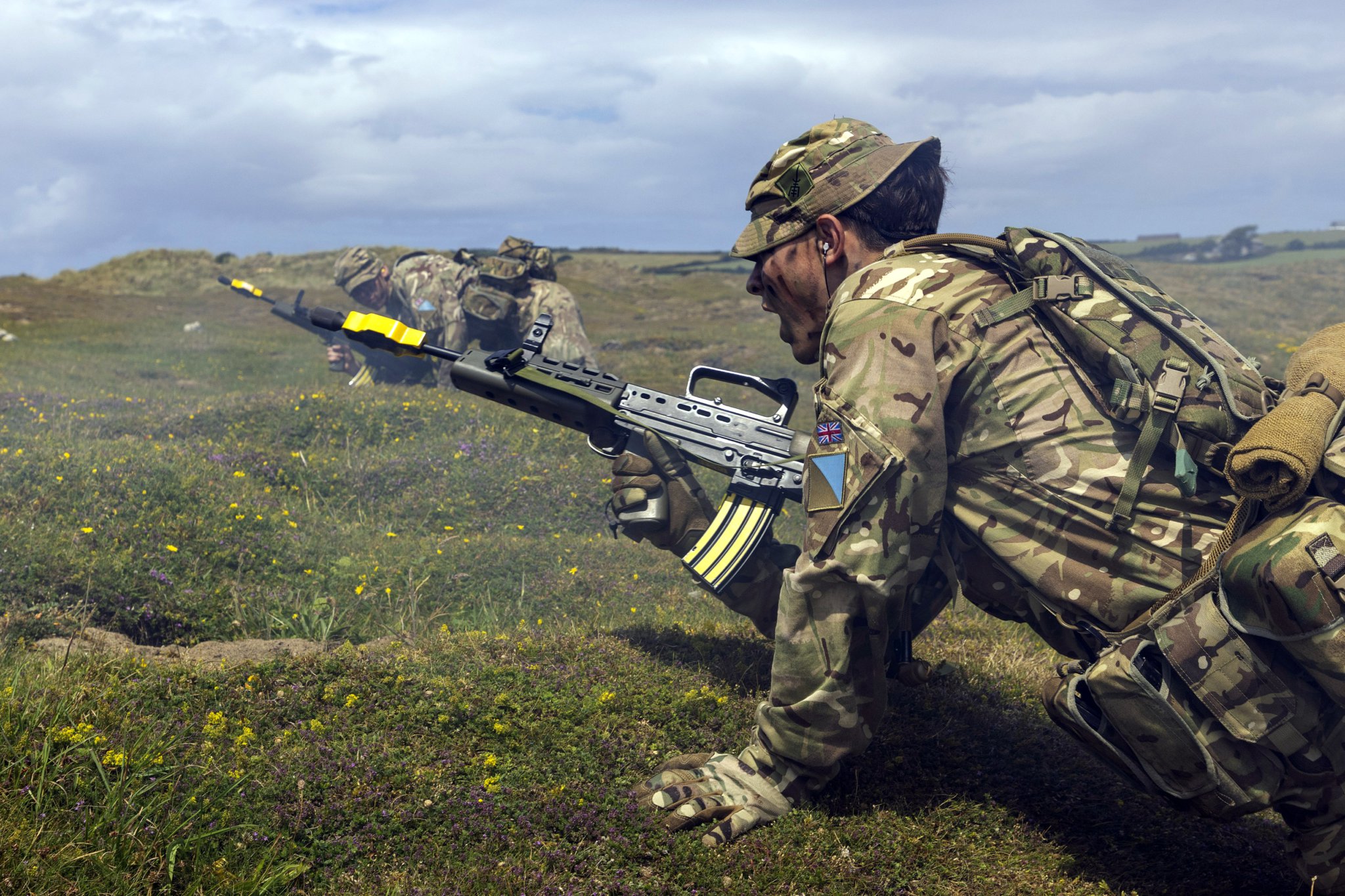 Around 40 RAF air cadets have taken part in exercise Pagan Warrior on Penhale training area near RAF St Mawgan, Cornwall.
The exercise develops their leadership and fieldcraft expertise across a range of scenarios over 5 days. The exercise receives support from many RAF cadet adult volunteers and regular personnel.