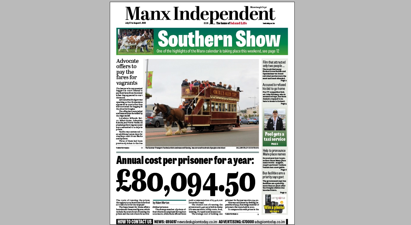Manx Independent, July 27, 2023
