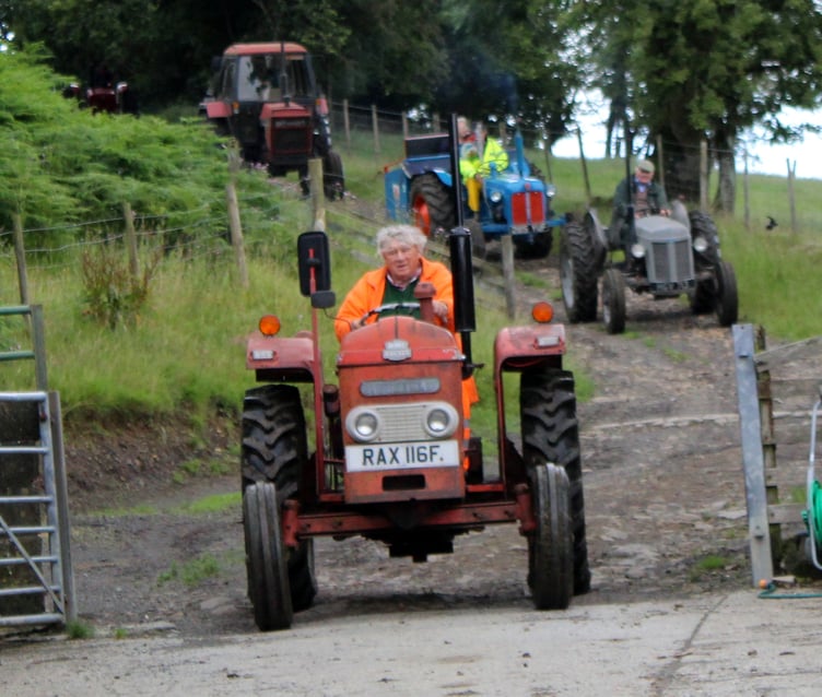 John Bates leading the convoy