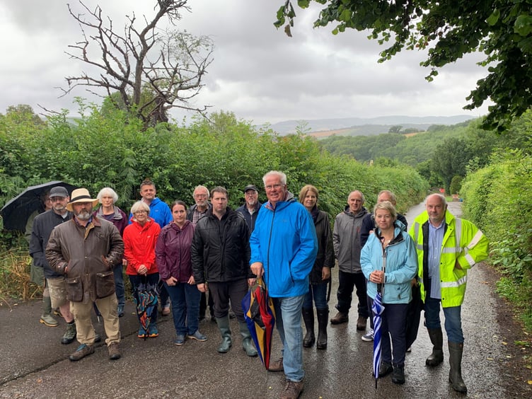 Mitchel Troy residents were concerned about proposals for traveller sites on the Common