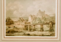 Turner watercolour of Chepstow Castle unveiled at town museum 