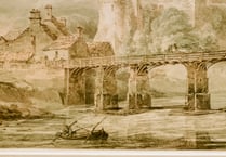 Turner watercolour of Chepstow Castle unveiled at town museum 
