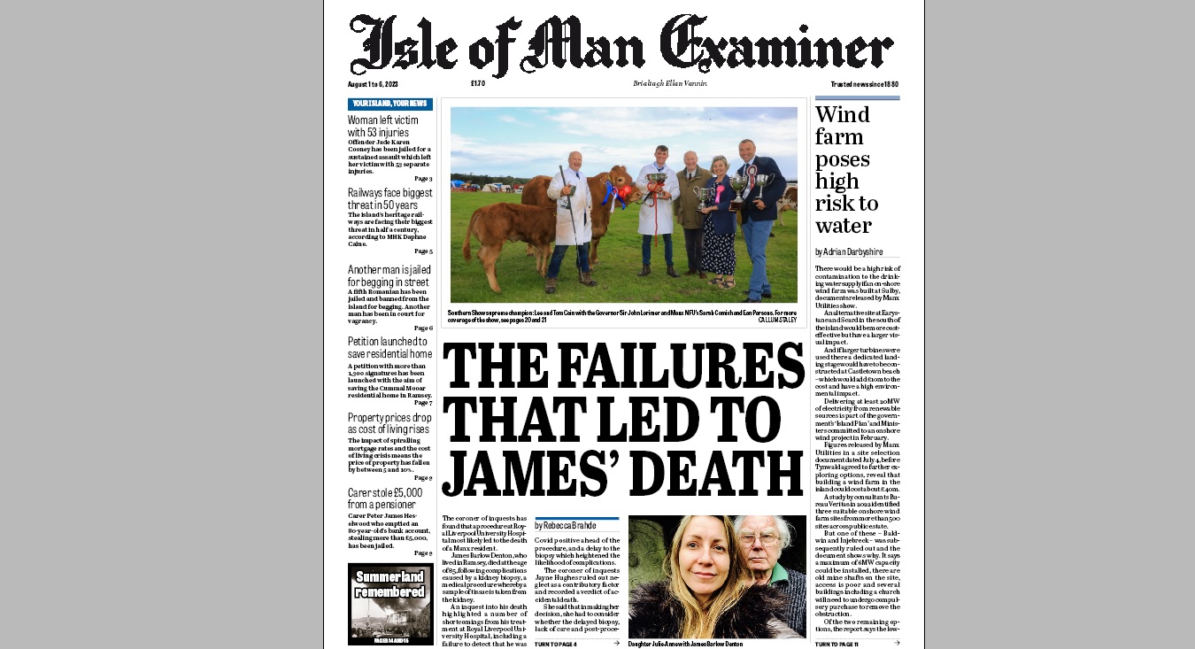 Isle of Man Examiner, August 1, 2023