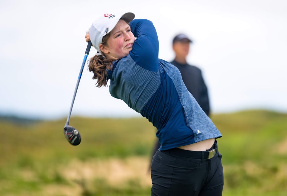 <p>Farnham golfer Lottie Woad won on her professional debut</p>