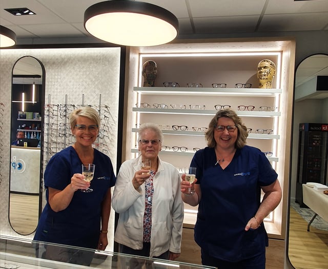 Alton opticians looking to the future after relocation to new premises