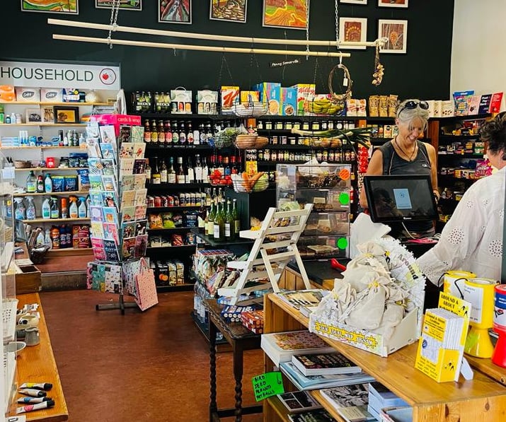 The new-look interior of Sandford Community Stores.