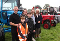 Tractor run in aid of Devon Air Ambulance was in memory of David
