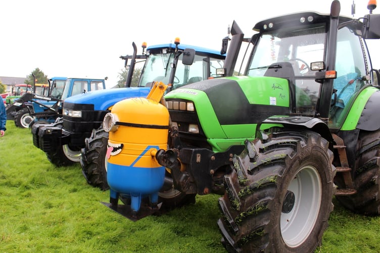 A few of the tractors. SR 8554