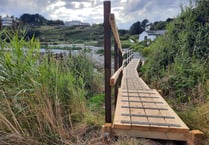 Raad ny Foillan boardwalk is being constructed