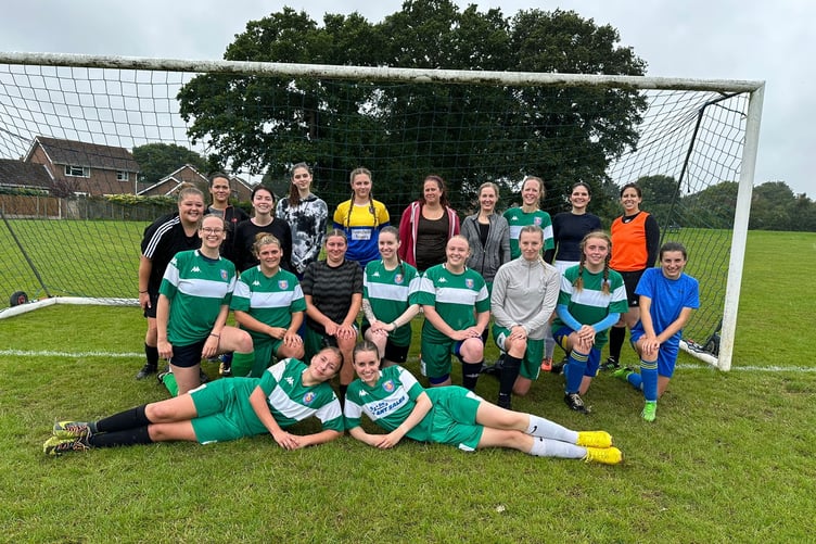 Petersfield Town's new women's team beat Stubbington 5-3 in their first match