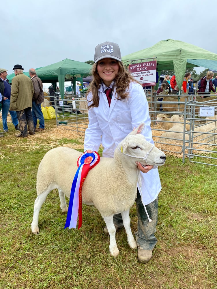 Freya Glessing from Holsworthy took home the overall winner for the young handlers rosette. Freya had won the same cup two years ago and was “really happy” about winning again