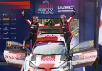 Elfyn Evans keeps title hopes alive with second win at Rally Finland