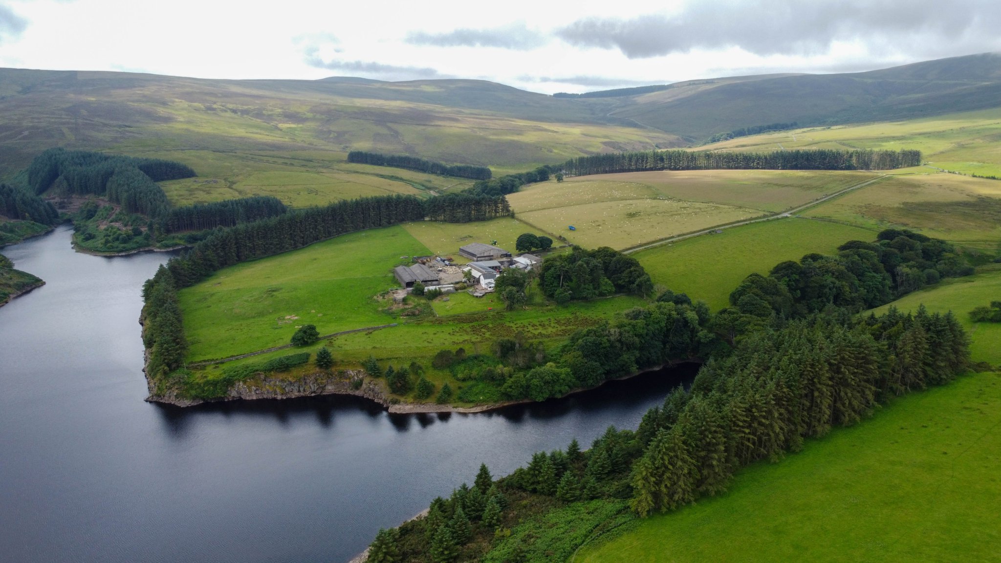 The area near the reservoir at Sulby has been earmarked for a wind farm