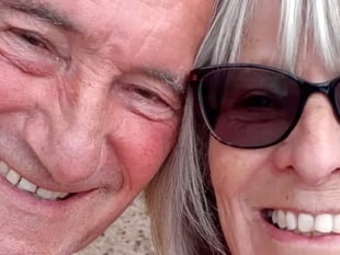 Liphook Clothing Bank's Gerry Smith is reunited with her husband 