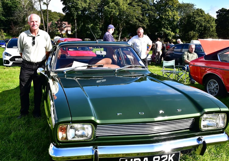 Mike Dobson from Gunnislake with his Mk1 Capri