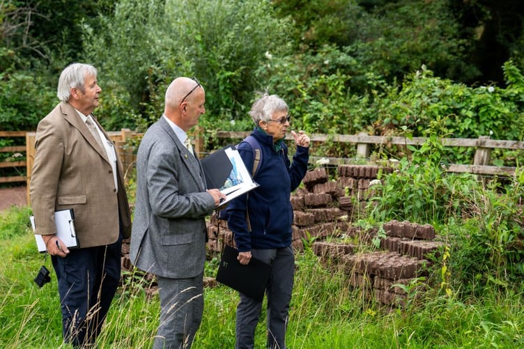 Judges explored Aber's green spaces