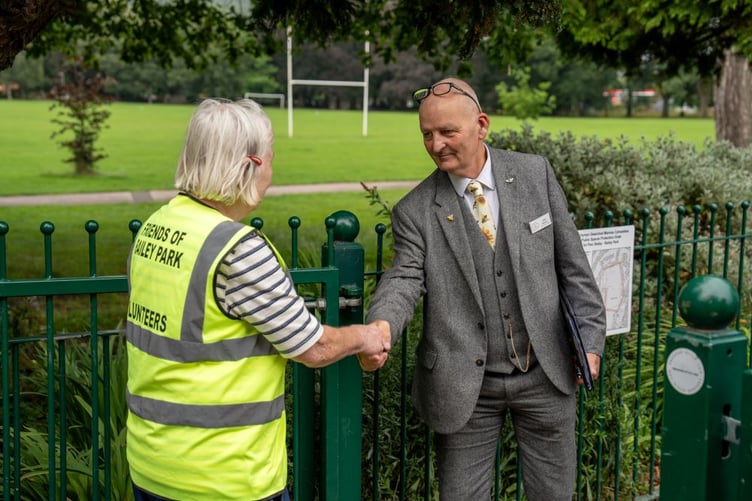 Judges meet Friends of Bailey Park