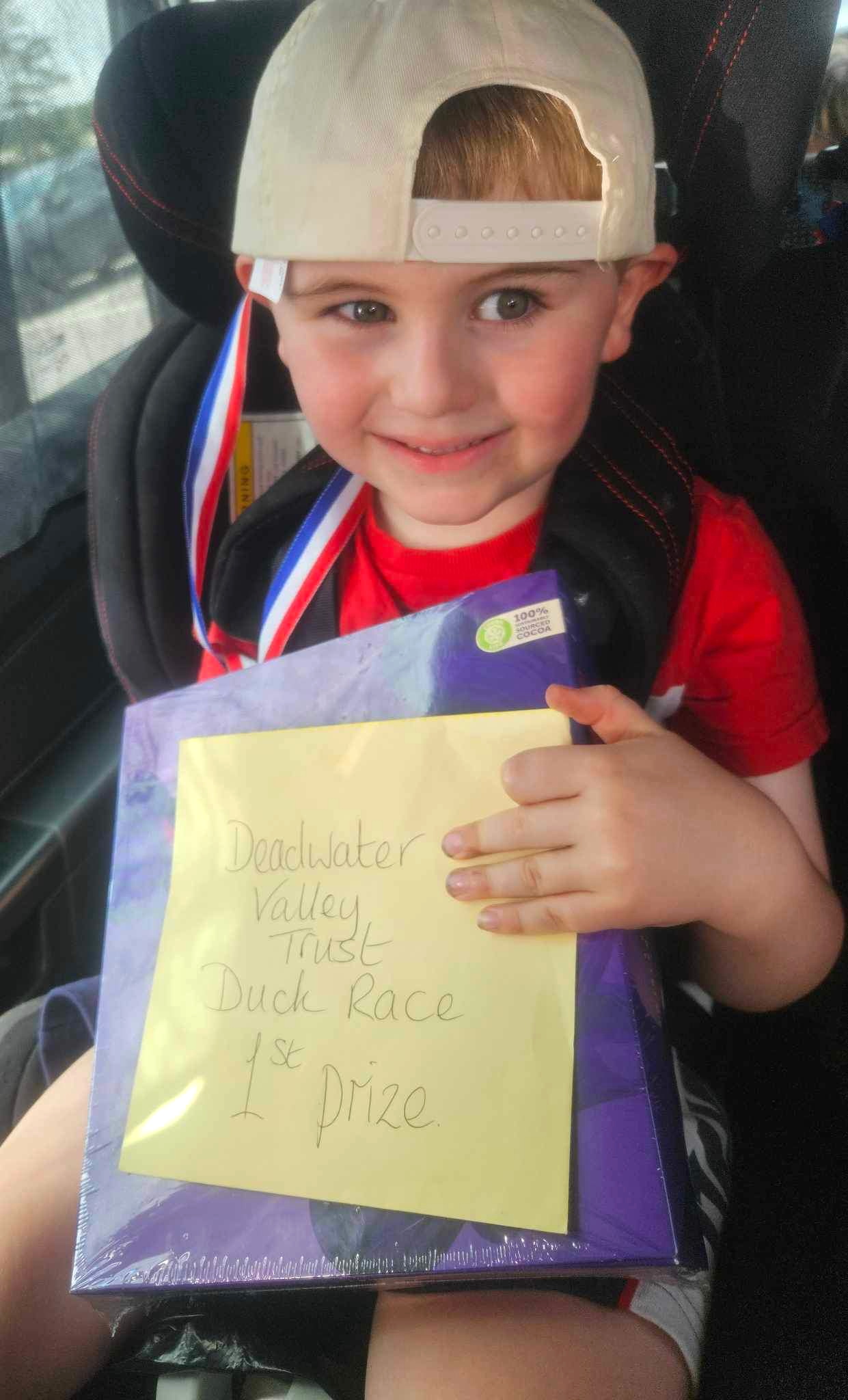 Deadwater Valley Duck Race: First place winner Jackson